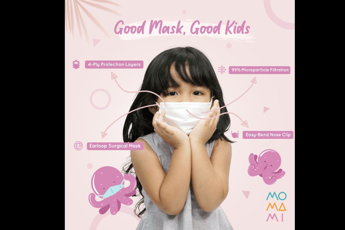 Masker untuk anak usia 2 tahun ke atas