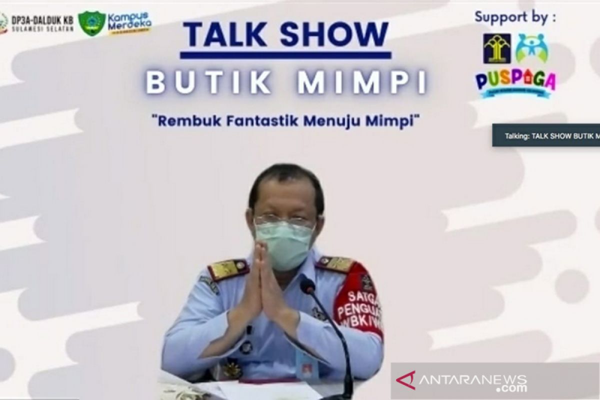 Kakanwil Kemenkumham Sulsel apresiasi "talkshow butik mimpi"