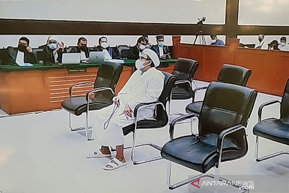 Rizieq Shihab didenda Rp20 juta untuk kasus kerumunan