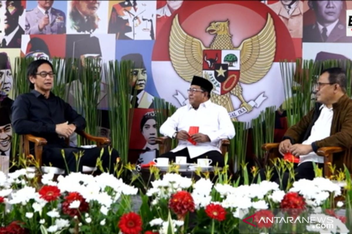 Pancasila dalam sudut pandang seni dan budaya jadi topik diskusi