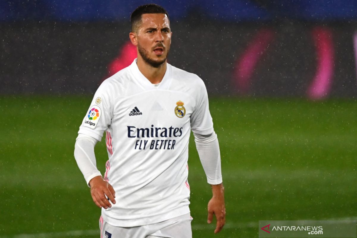 Hazard bantah kabar soal dirinya tidak bahagia di Madrid