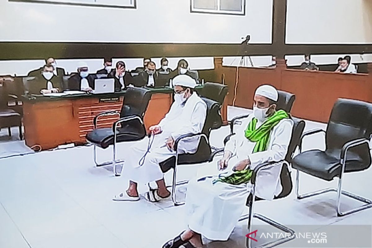 Rizieq Shihab jalani  sidang pledoi kasus RS UMMI pada Kamis