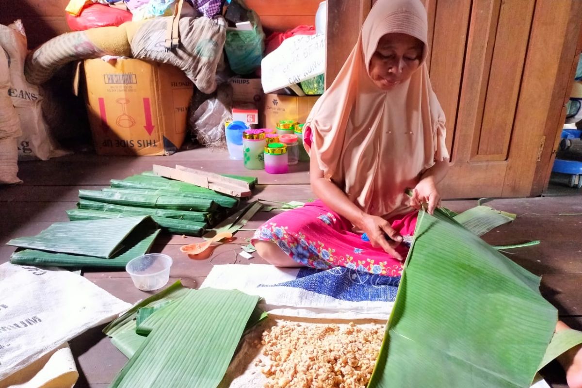 Harga kedelai naik, pembuat tempe di Meranti terpaksa kurangi produksi