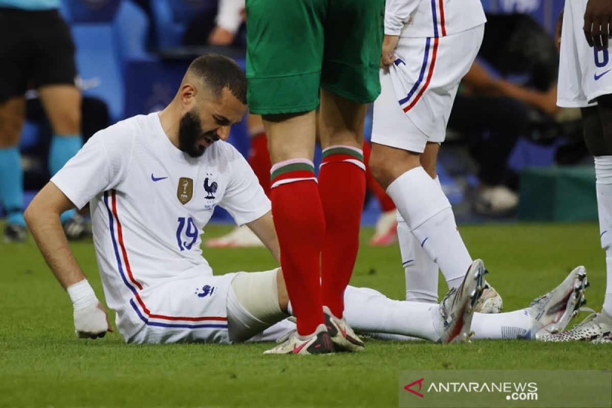 Prancis gasak Bulgaria 3-0 tapi dibayangi ancaman cedera Karim Benzema