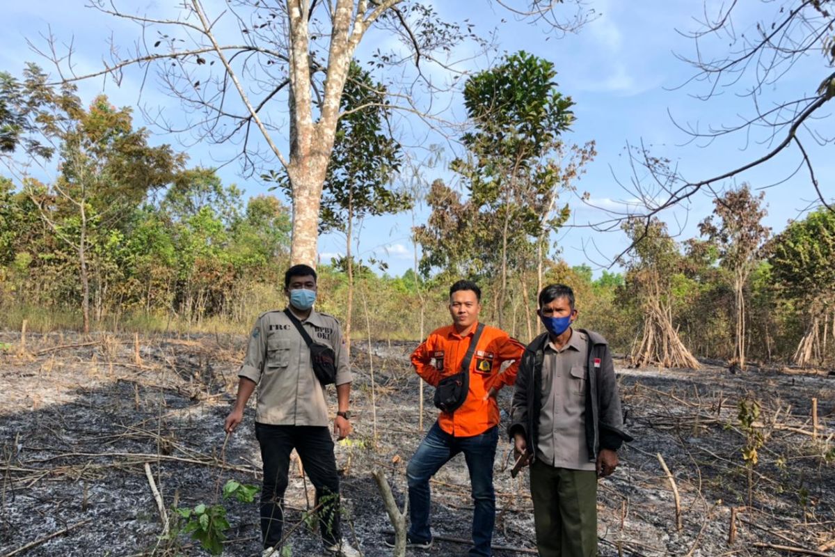 Satu hektare lahan di OKU terbakar dampak  kemarau