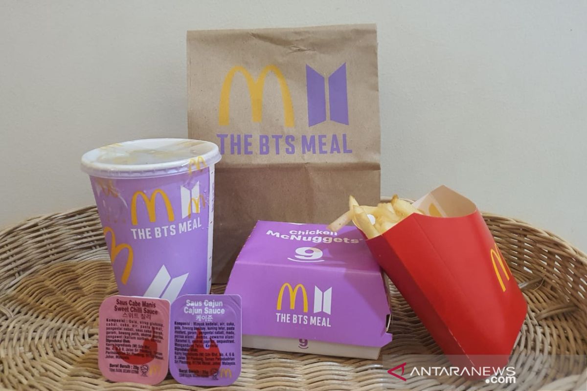 McD tutup layanan di aplikasi pesan antar saat peluncuran BTS Meals