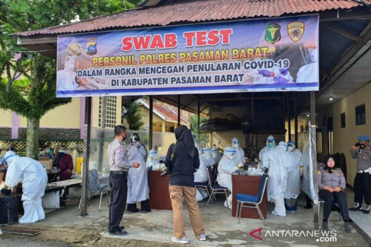 Ini hasil tes usap 43 personel Polres Pasaman Barat