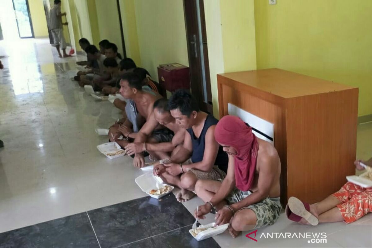 Tim gabungan tangkap 18 preman terkait kejahatan di Musi Rawas Utara