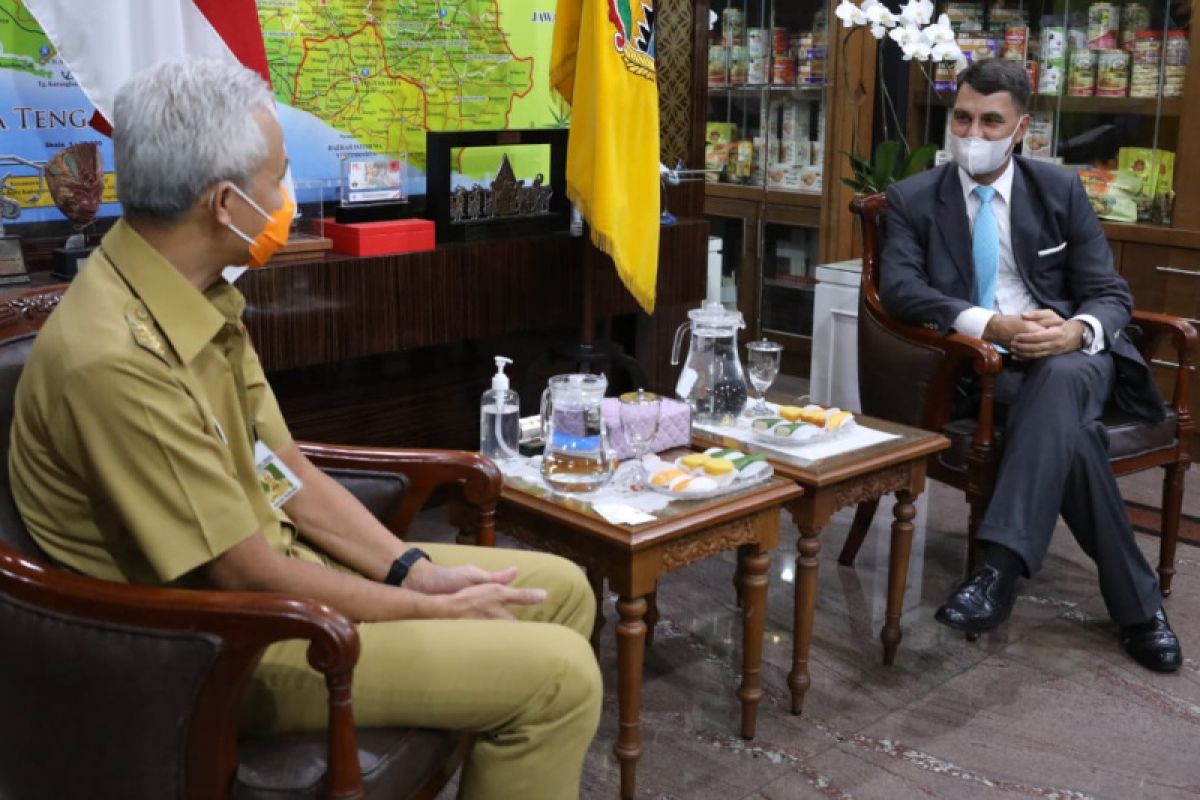 Austria-Gubernur Jateng jajaki kerja sama bidang pendidikan dan UMKM