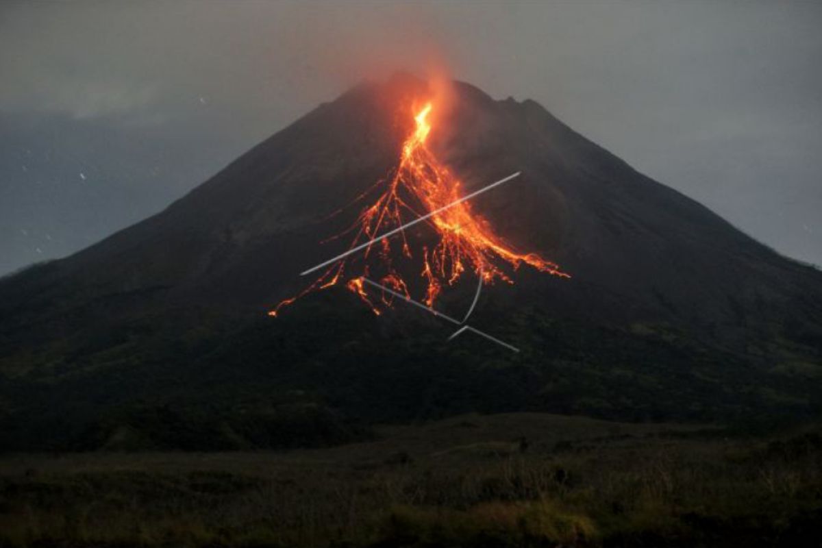 Merapi alami 206 kali gempa guguran