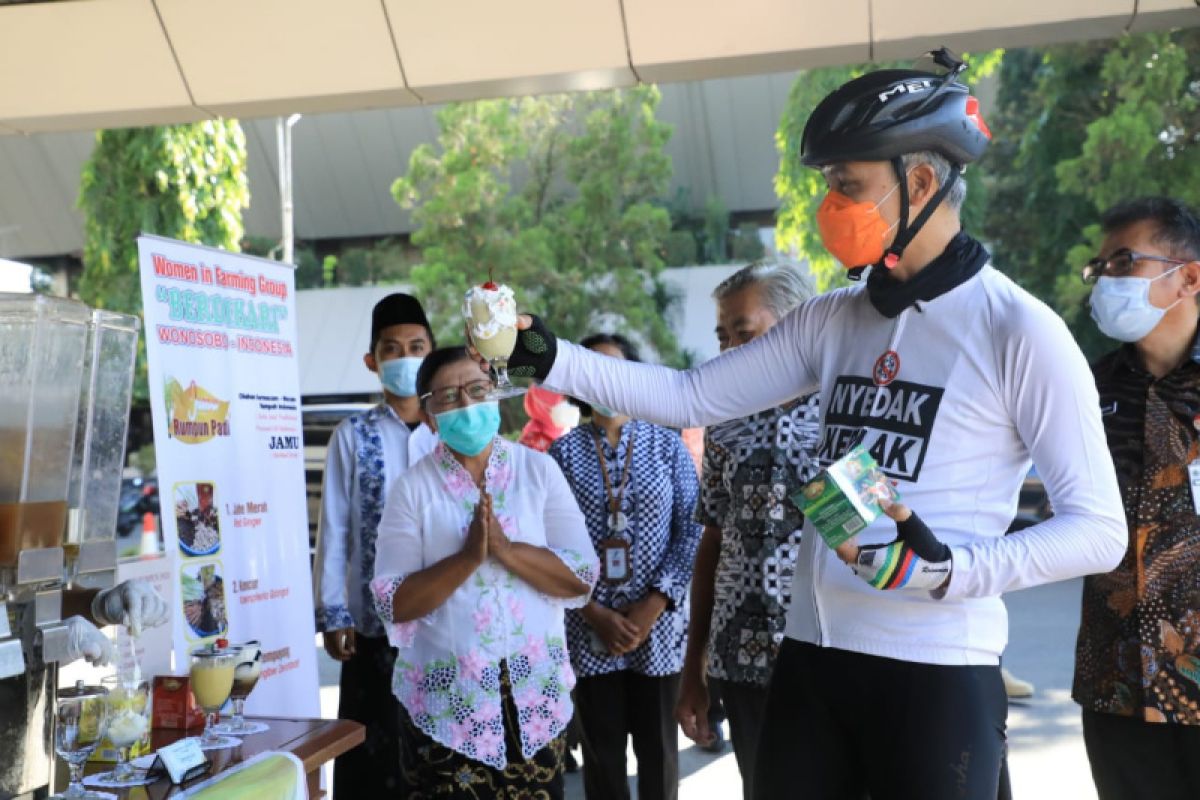 Ganjar ajak warga minum jamu untuk jaga imunitas