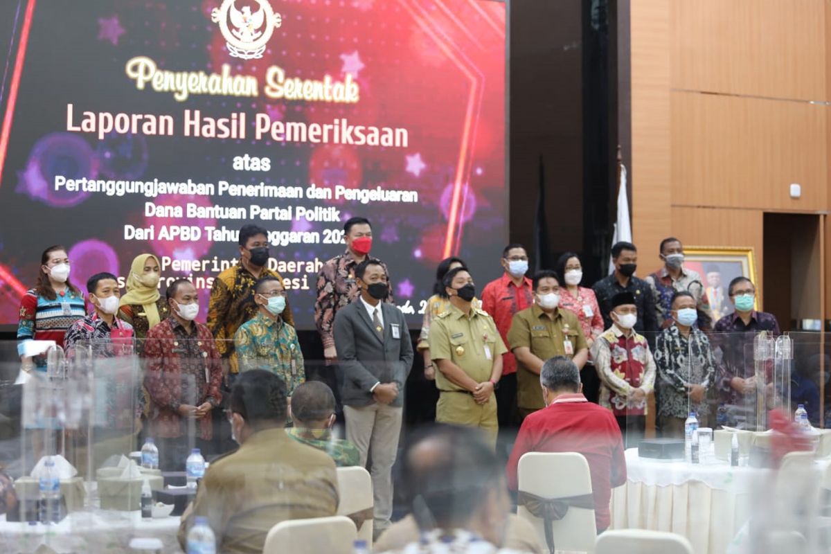 BPK Sulut serahkan 124 LHP Banparpol