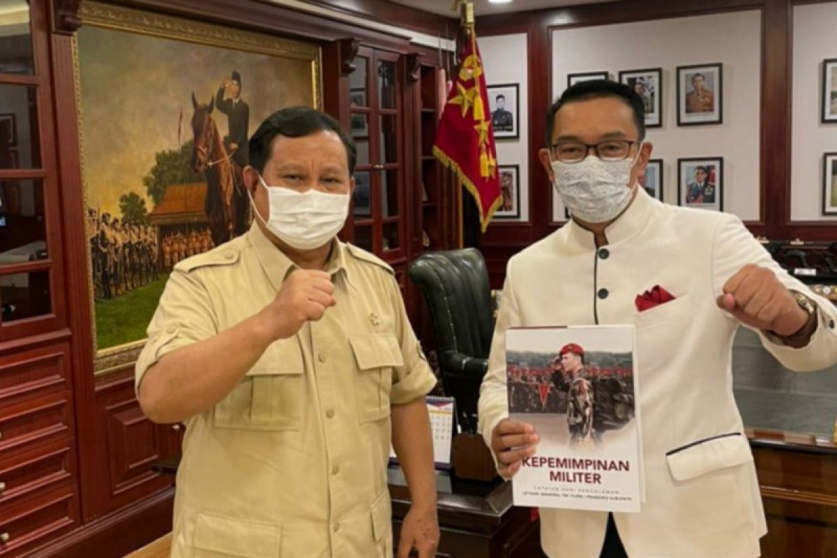 Ridwan Kamil-Prabowo bertemu bahas berbagai hal