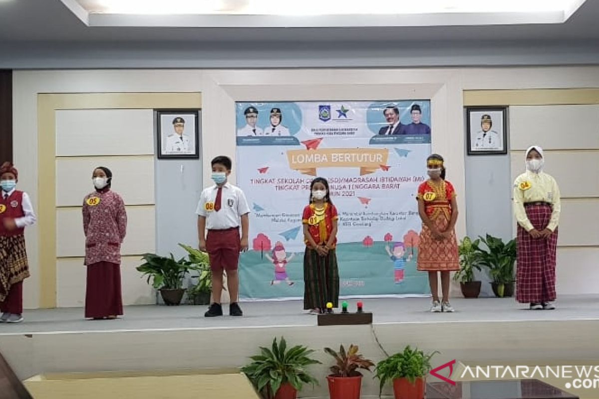 Perpustakaan NTB menggelar lomba bertutur untuk bangun karakter anak