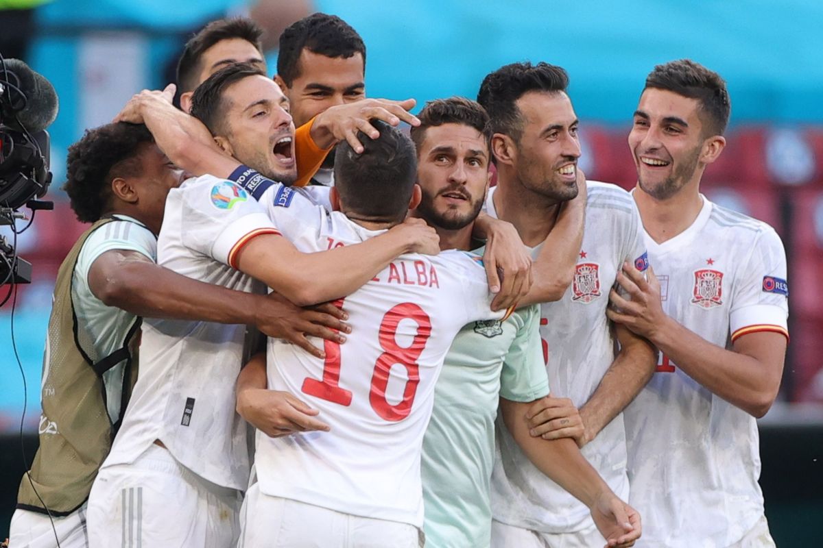 Taklukkan Kroasia 5-3, Spanyol ke perempat final Euro 2020