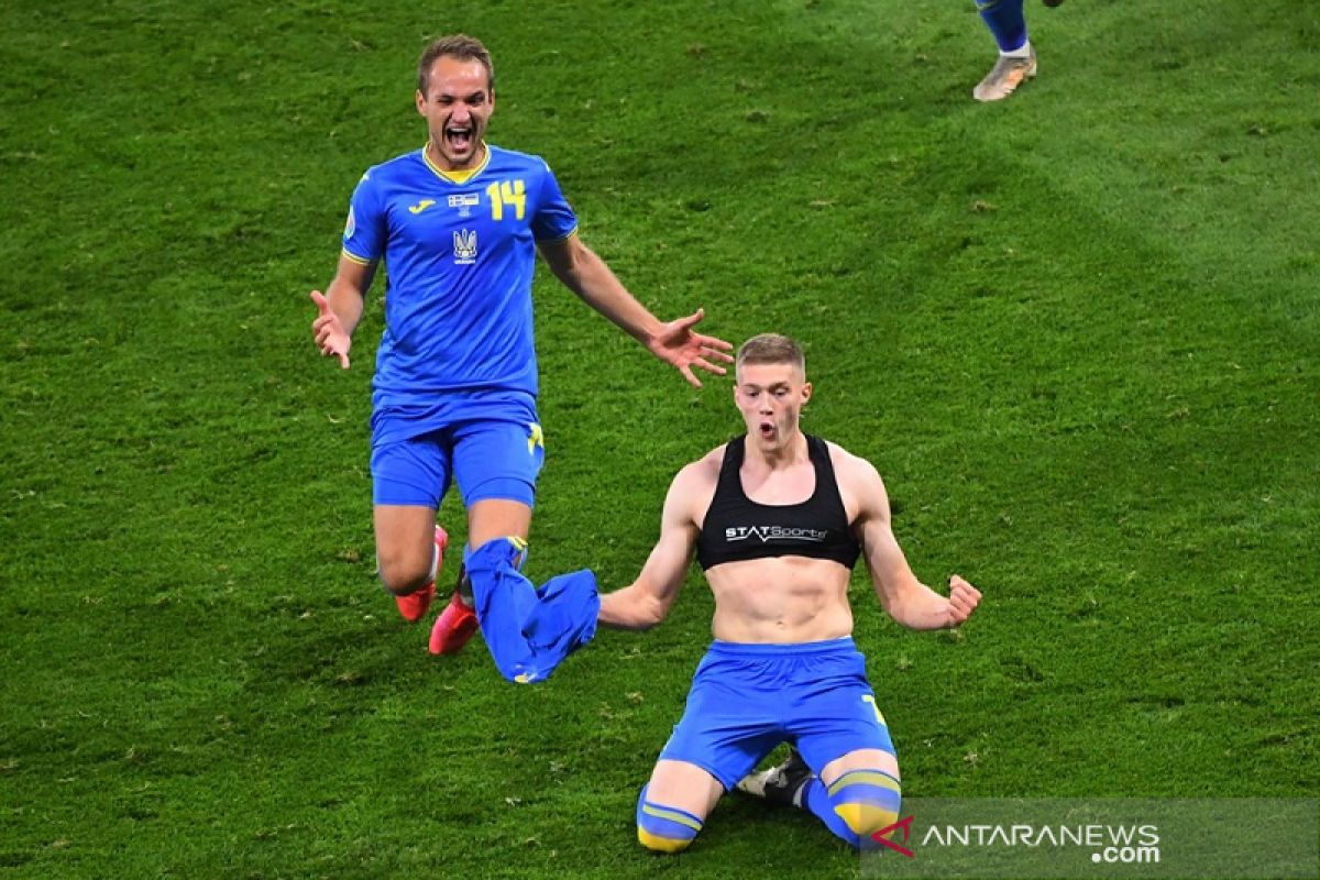 Euro 2020 - Ukraina kalahkan Swedia 2-1 melalui gol dramatis penghujung laga babak tambahan