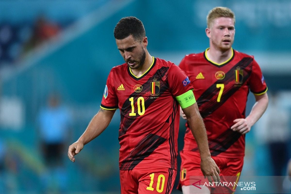 Hazard dan De Bruyne masih diragukan tampil lawan Italia