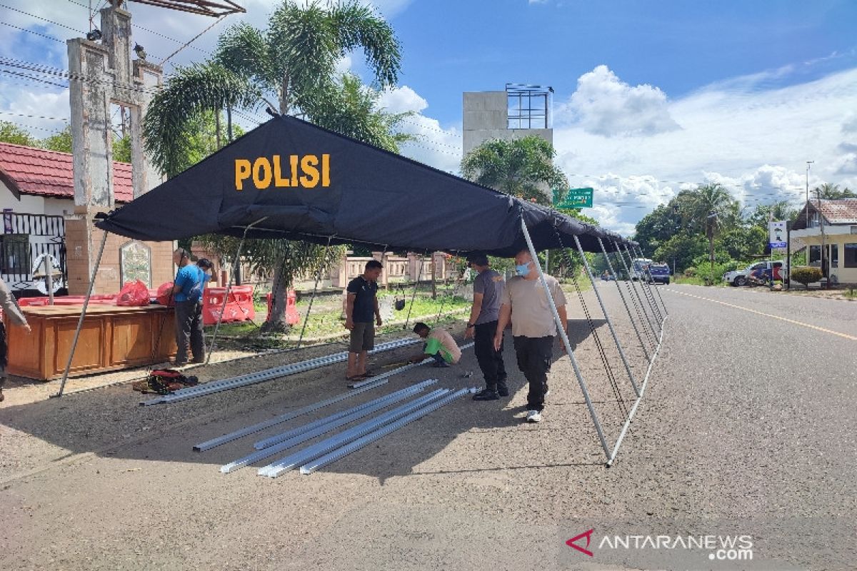 Polres Bartim siap laksanakan penyekatan di perbatasan