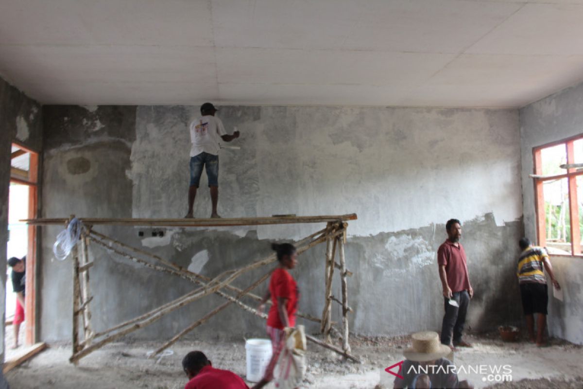 Pembangunan gedung sekolah selama program TMMD capai 70 persen