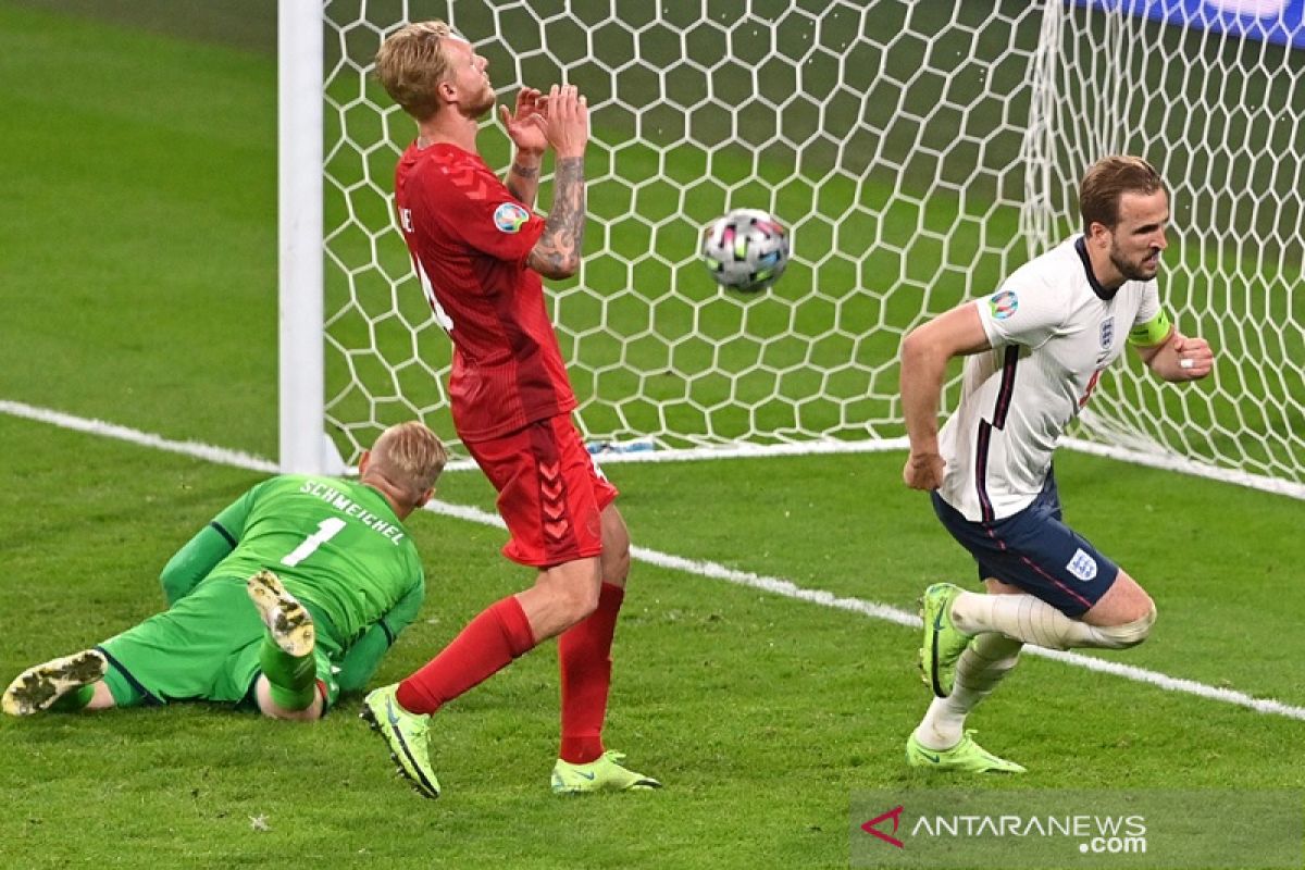 Gol  Kane bawa Inggris ke final Euro 2020