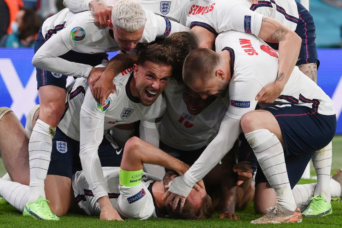 Final Inggris vs Italia 'football's coming home'