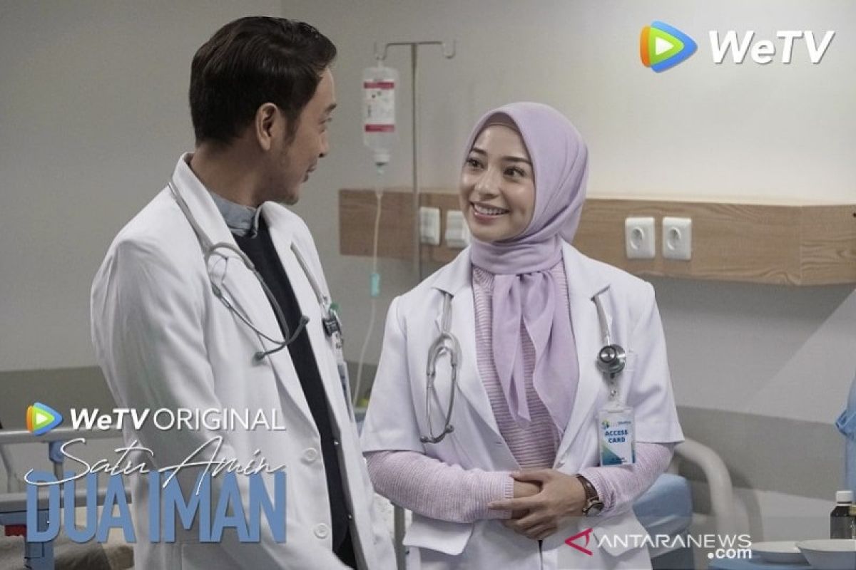 Nikita Willy adu peran dengan Dimas Anggara di serial drama "Satu Amin Dua Iman"