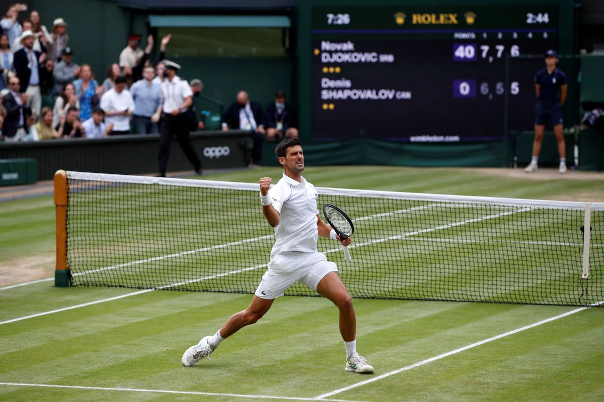 Singkirkan Shapovalov, Djokovic hadapi Berrettini di final Wimbledon