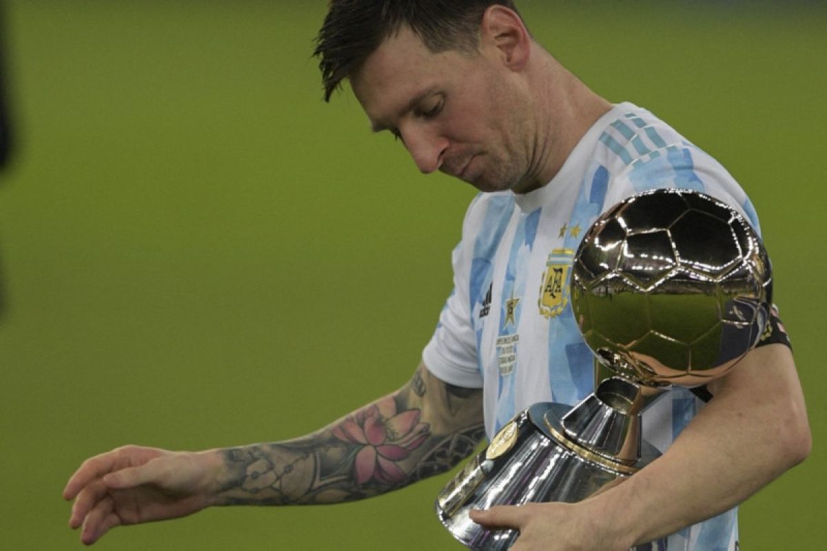 Messi dedikasikan Copa America untuk keluarga, negara dan Maradona