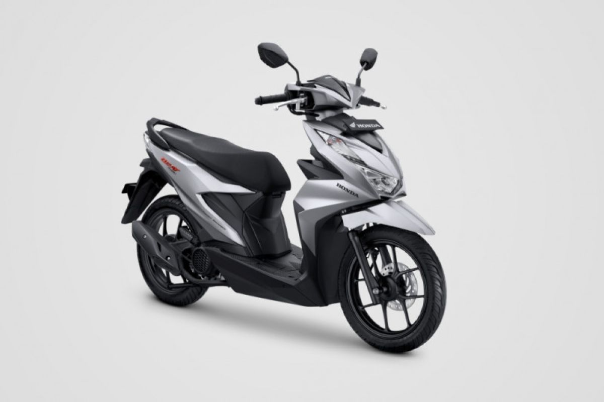 Sosok Honda Beat Series dengan warna dan striping baru