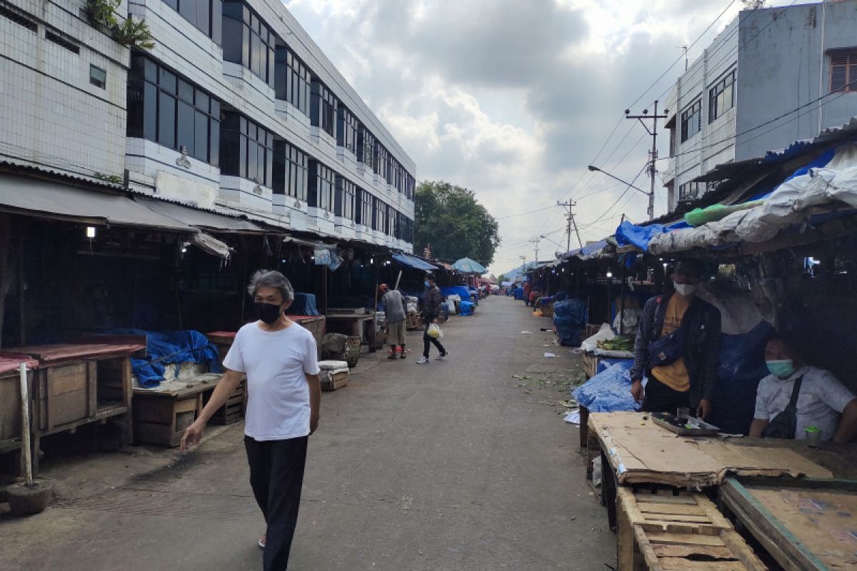 Pemkot Bandarlampung sterilkan Pasar Pasir Gitung dengan disinfektan