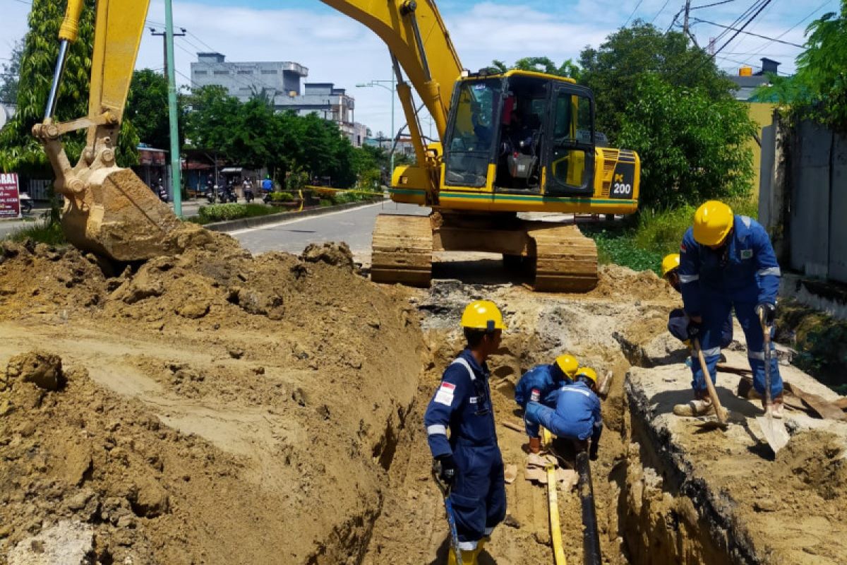 Perbaikan Kebocoran Pipa Jargas PGN di Tarakan Selesai Dikerjakan