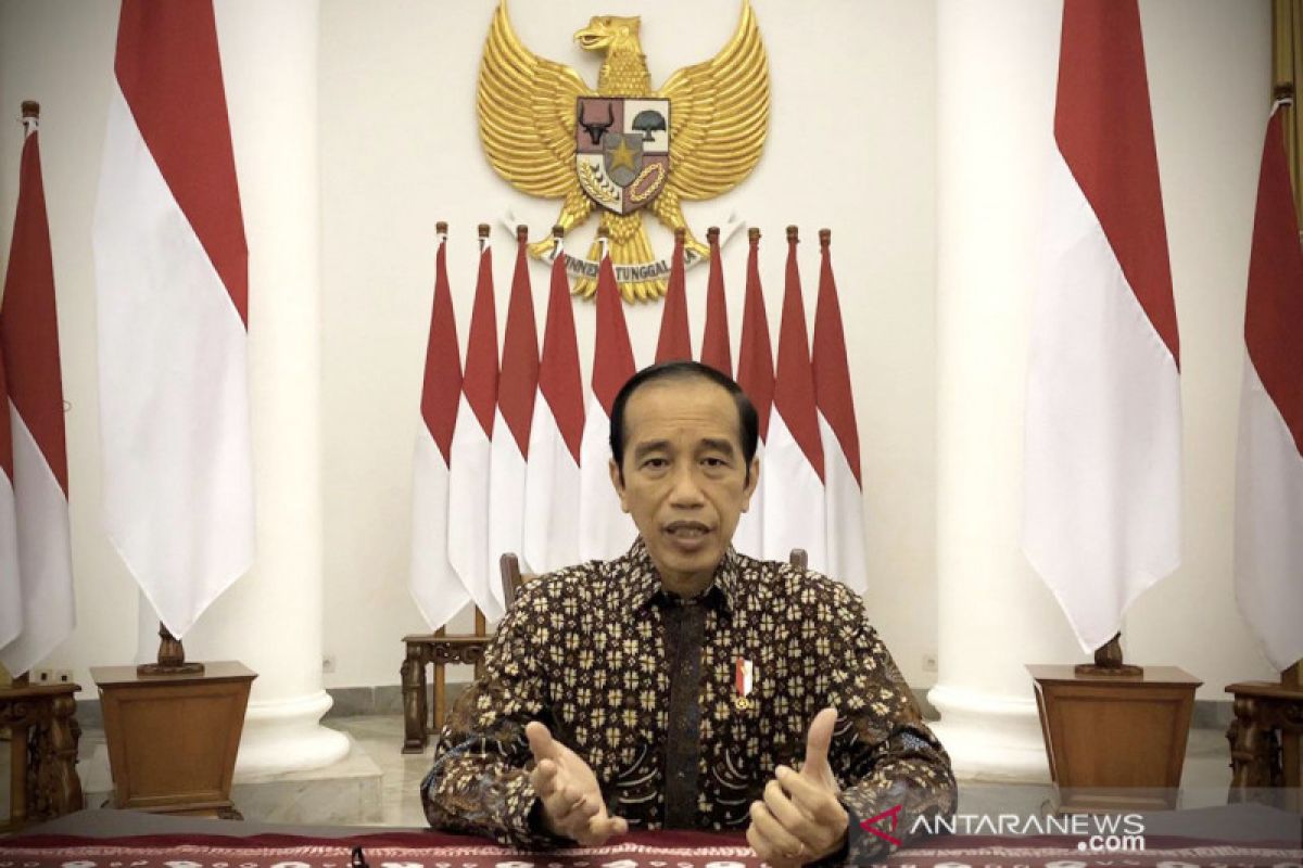 Presiden Jokowi tekankan anak-anak harus terus bergembira