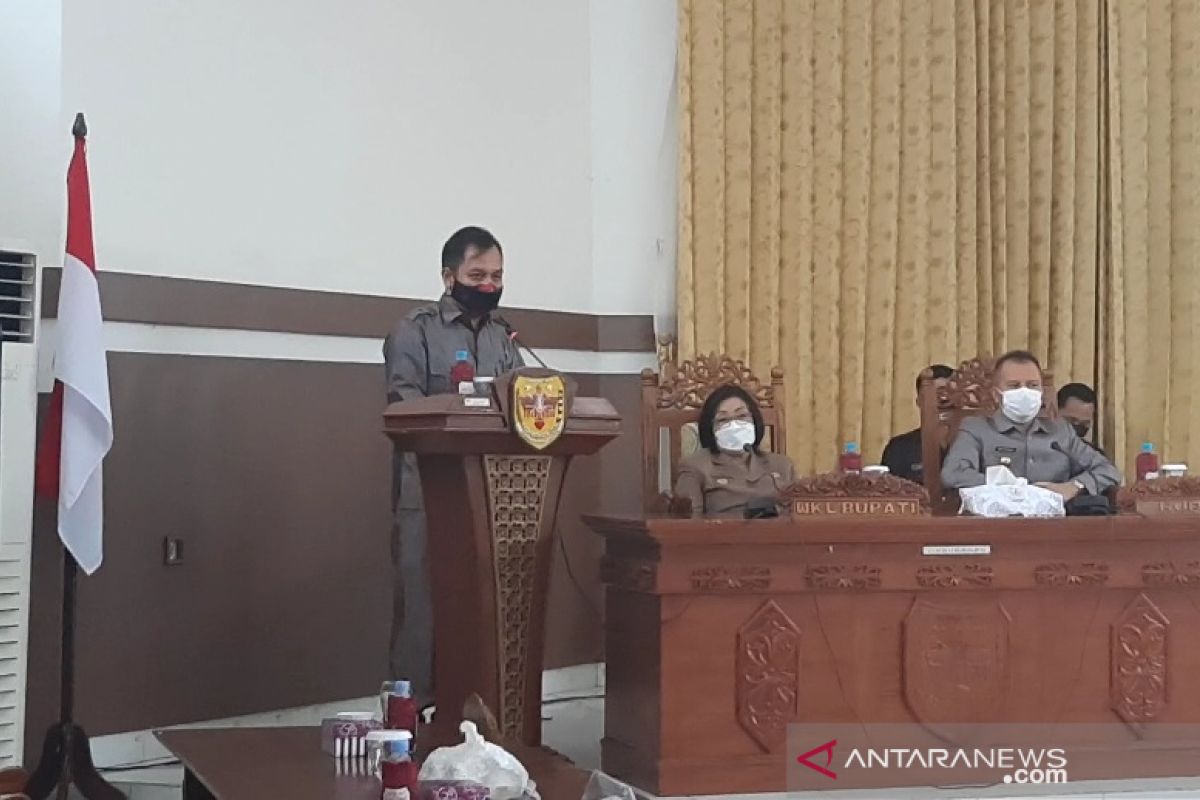 DPRD Gumas sampaikan dua raperda inisiatif, salah satunya tentang kearifan lokal