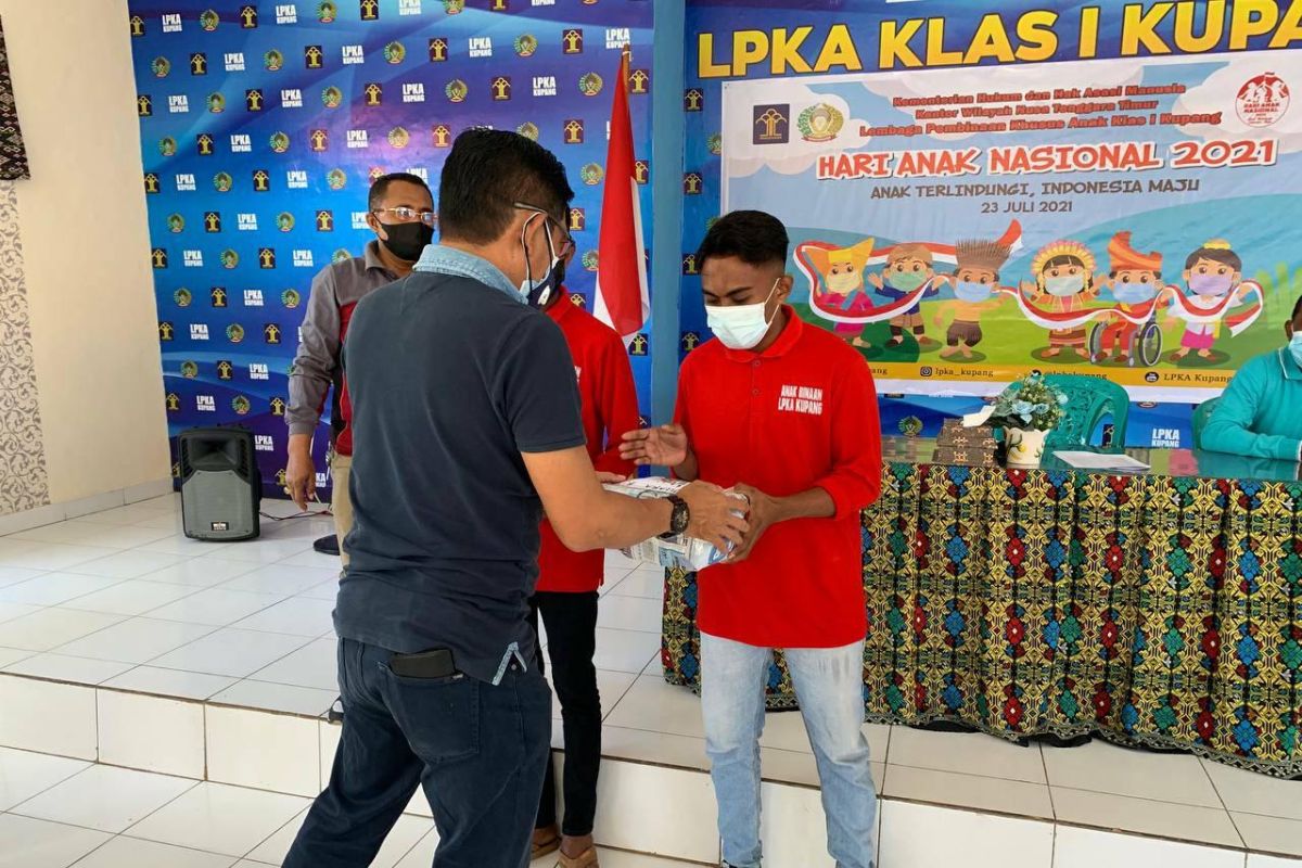 Lapas Anak Kupang remisi lima anak peringati HAN 2021