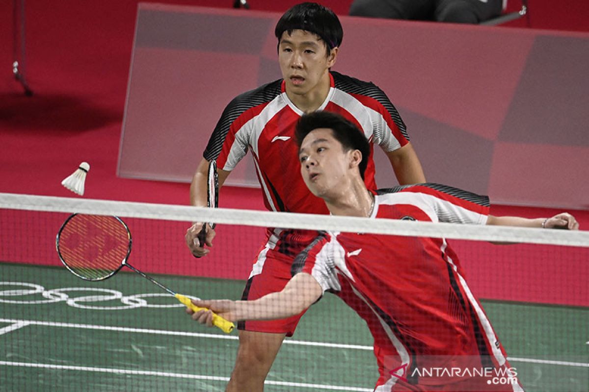 Olimpiade Tokyo: Kevin/Marcus incar emas usai amankan tiket perempat final