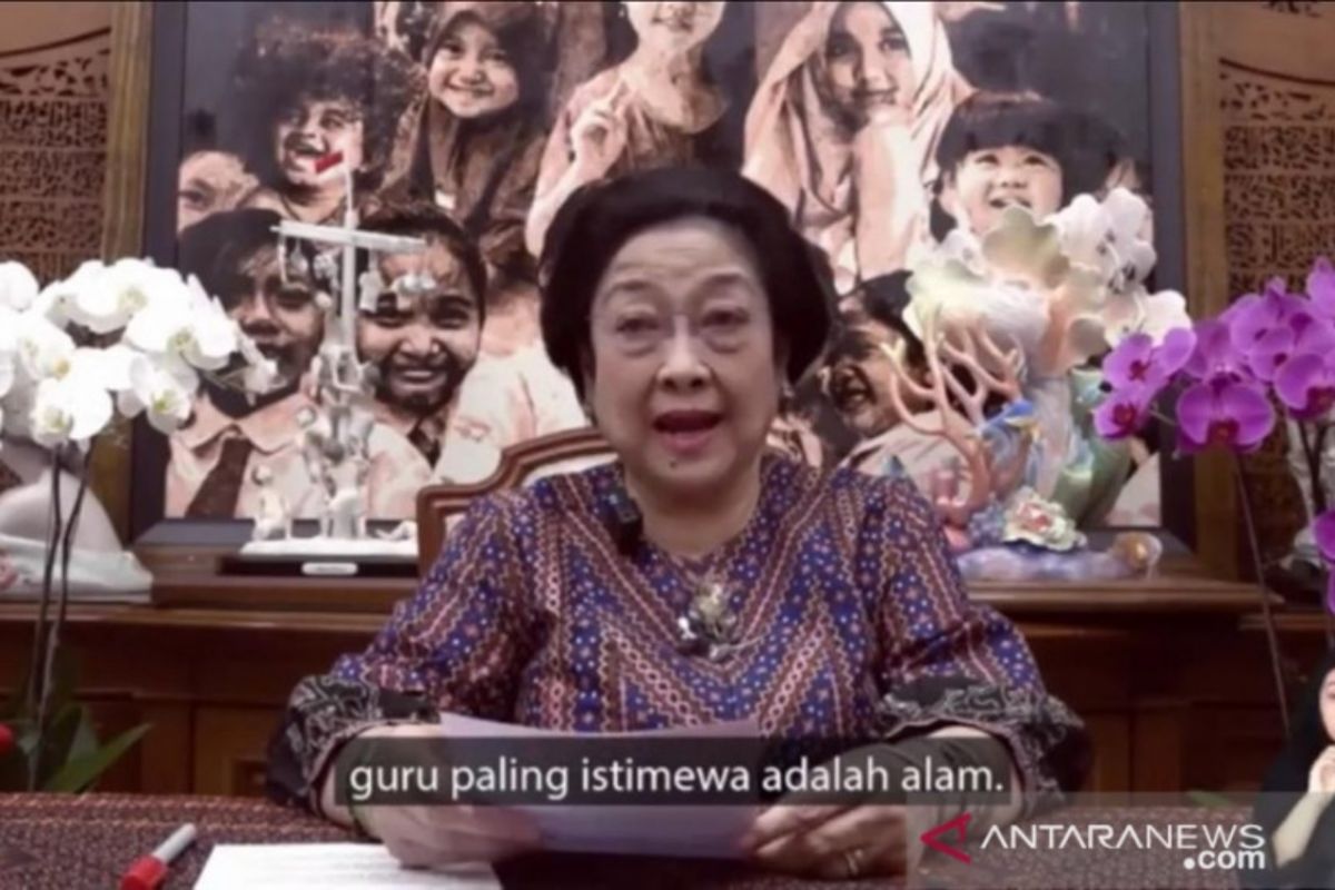 Puncak HAN 2021, Megawati: guru terbaik belajar dari alam