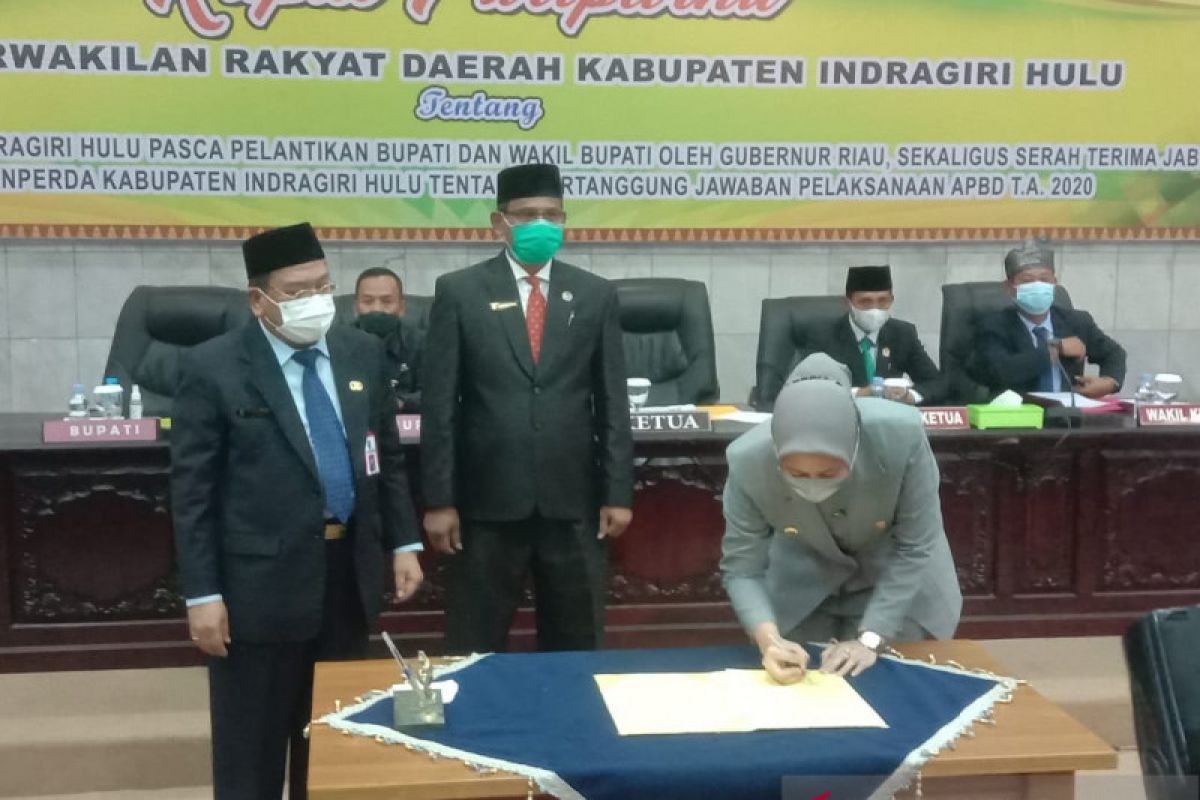 DPRD Inhu gelar paripurna penyampaian pidato bupati  pertama