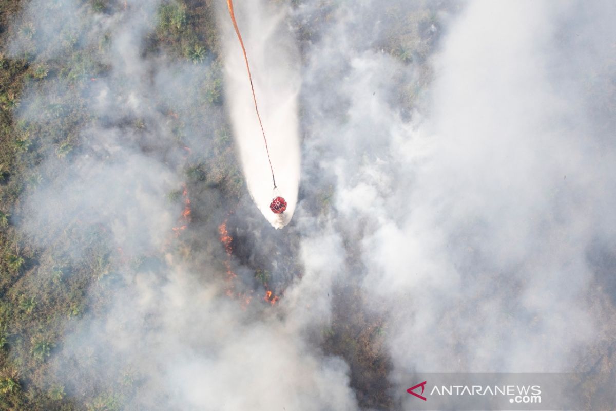 Sumsel minta tambahan helikopter pengeboman air atasi karhutla