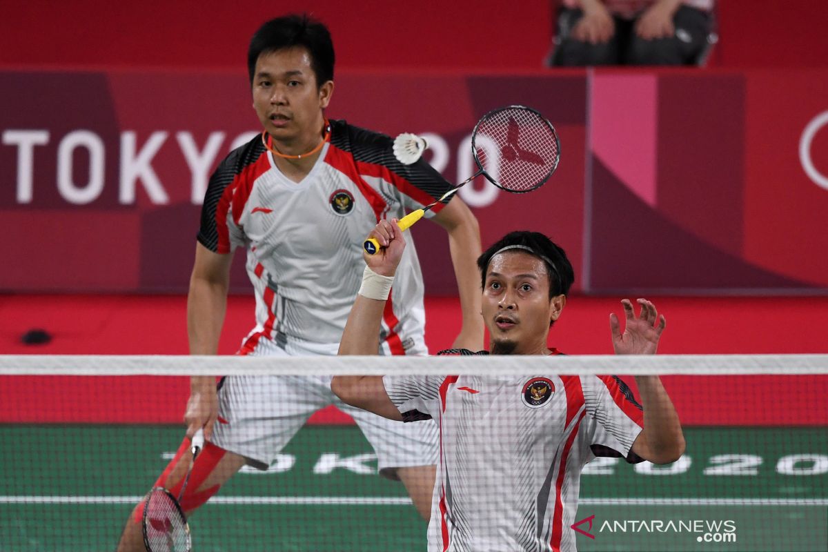 Hendra/Ahsan depak wakil  Jepang di perempat final Tokyo 2020