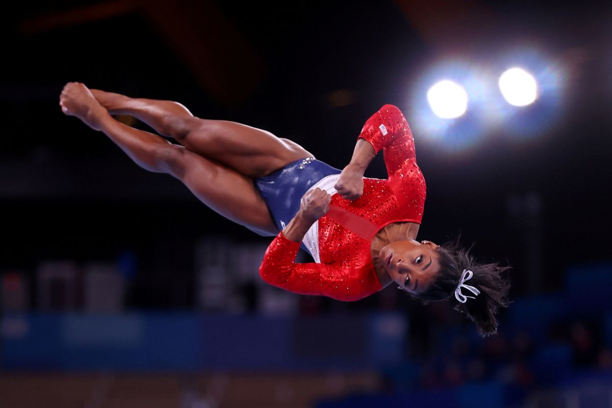 Simone Biles undur diri dari final senam artistik lantai Olimpiade