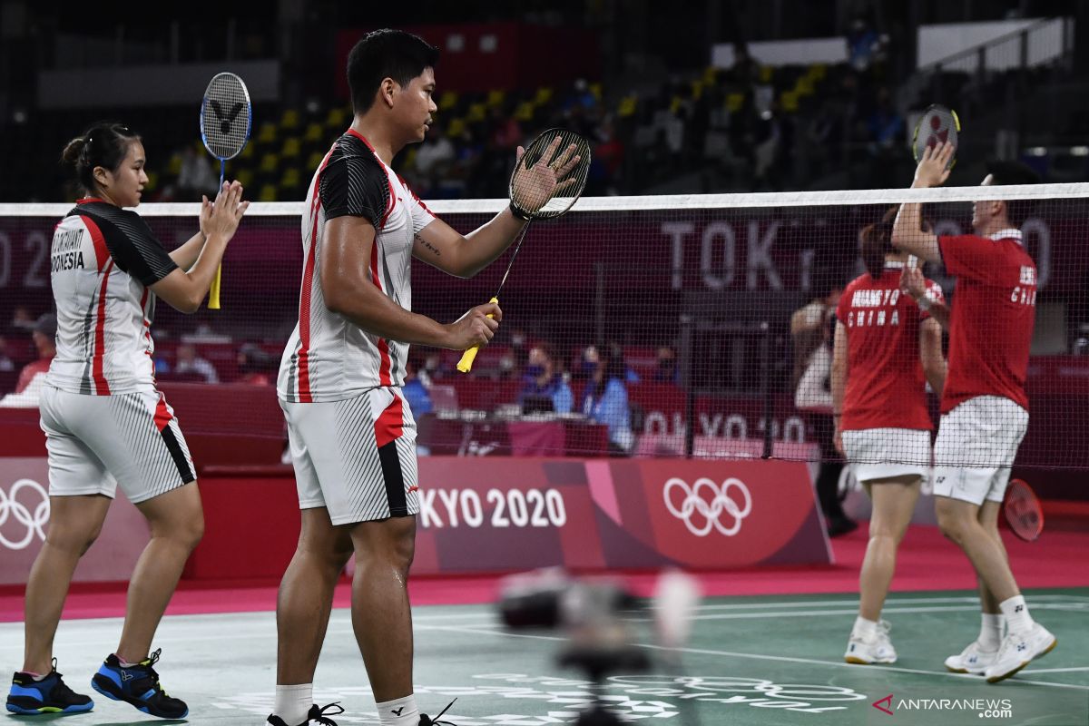 Zheng/Huang hentikan Praveen/Melati di perempat final Tokyo 2020