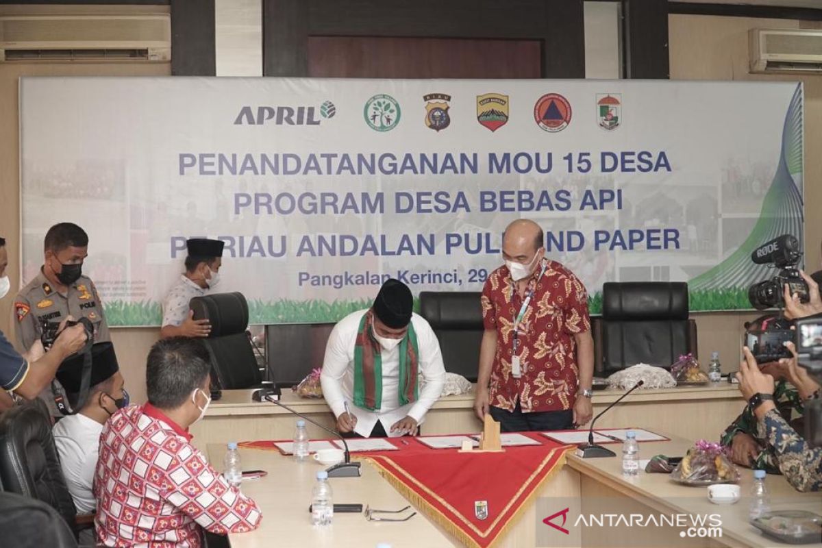 Bupati Pelalawan apresiasi RAPP libatkan Desa cegah karhutla