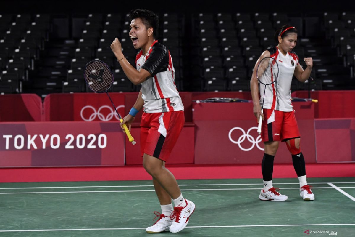 Greysia/Apriyani melenggang ke semifinal Olimpiade Tokyo