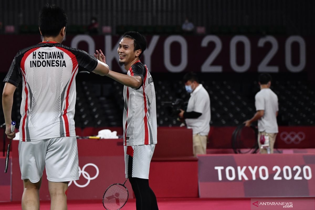 Hendra/Ahsan dikalahkan Aaron/Soh dalam perebutan medali perunggu