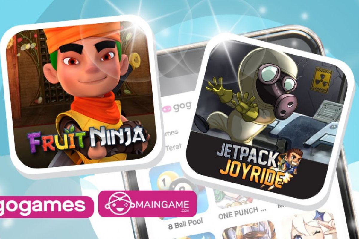 Game "Fruit Ninja" dan "Jetpack Joyride" hadir di aplikasi Gojek-GoGames