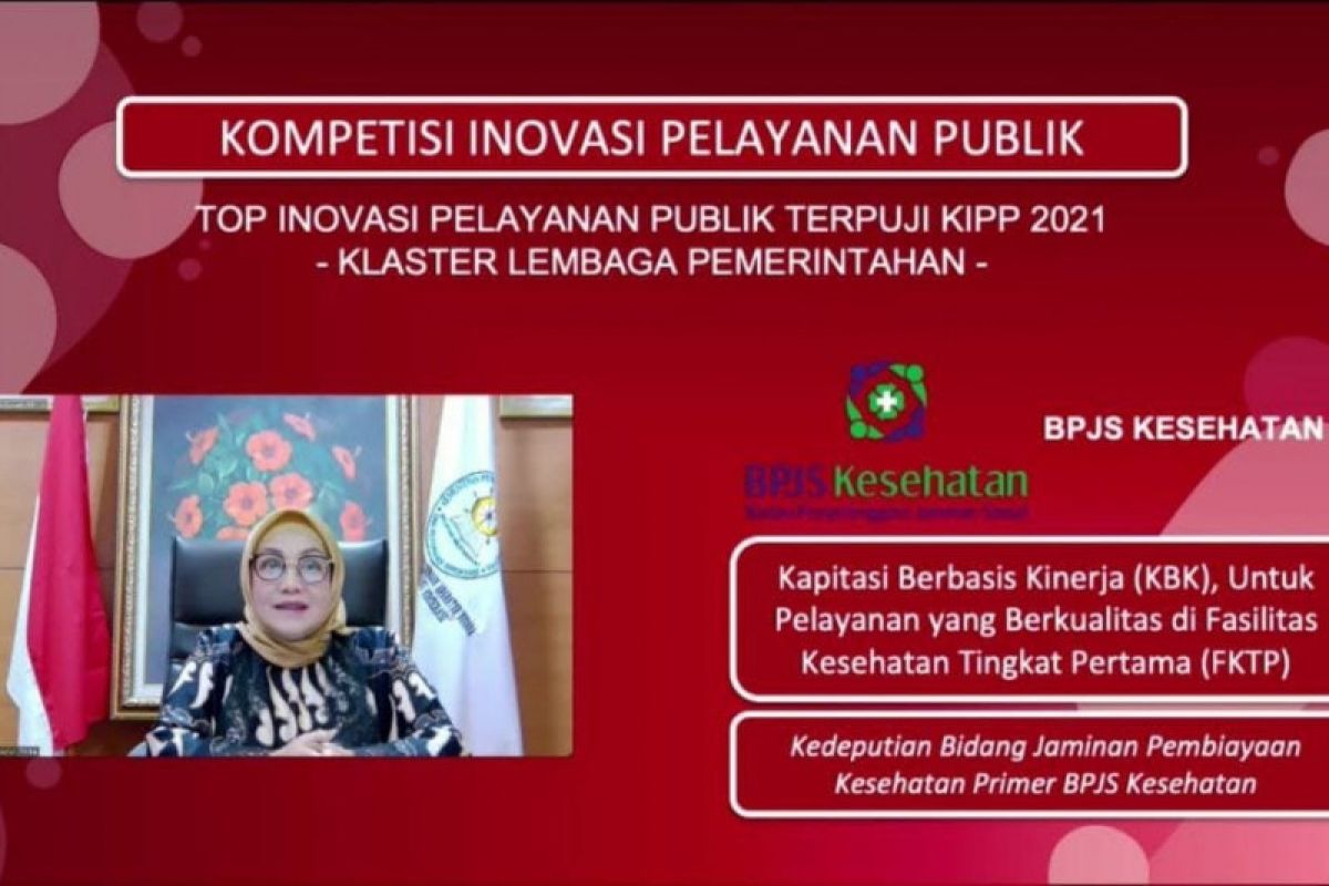 BPJS Kesehatan sabet penghargaan Top 45 Inovasi Pelayanan Publik Terpuji Tahun 2021