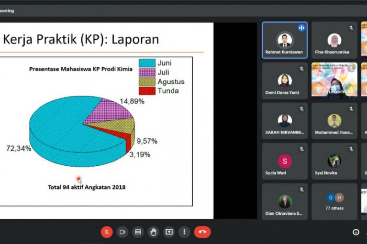 Gandeng 25 instansi, prodi kimia Itera sosialisasi seminar kerja praktik