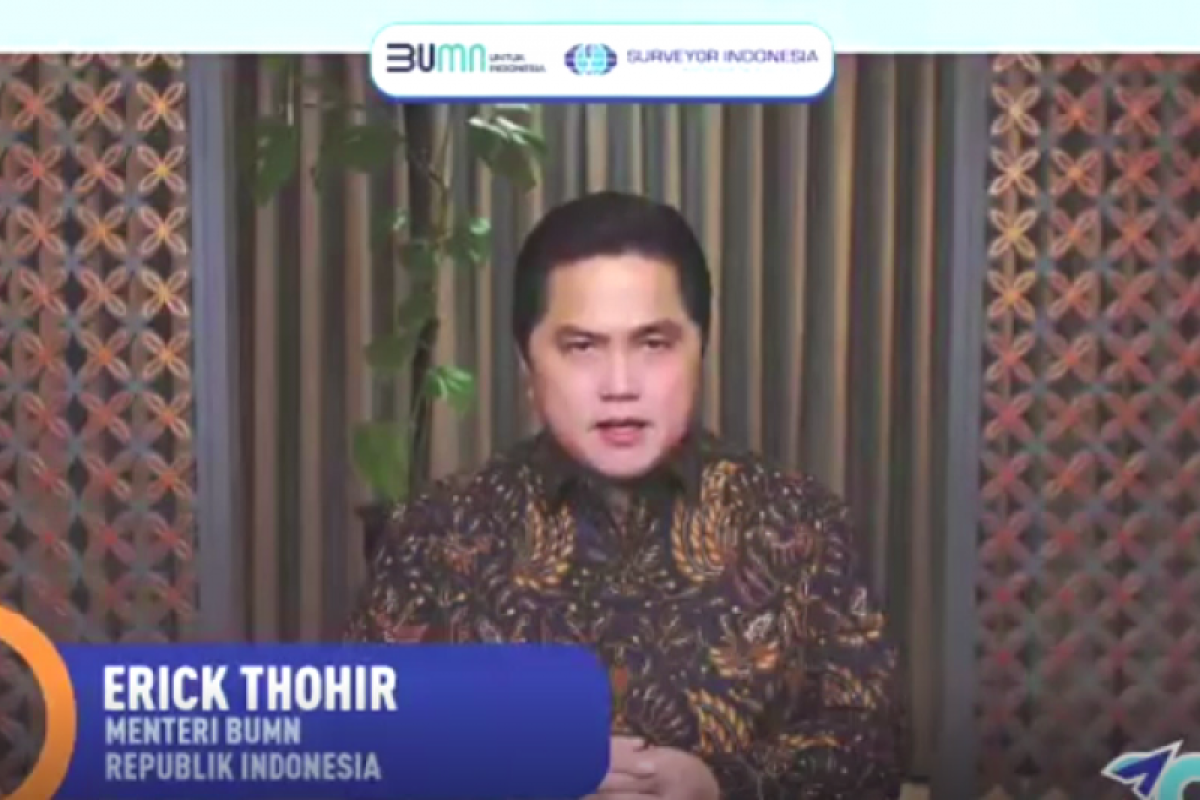 Erick Thohir yakin Surveyor Indonesia bisa bantu holding jasa survei go global