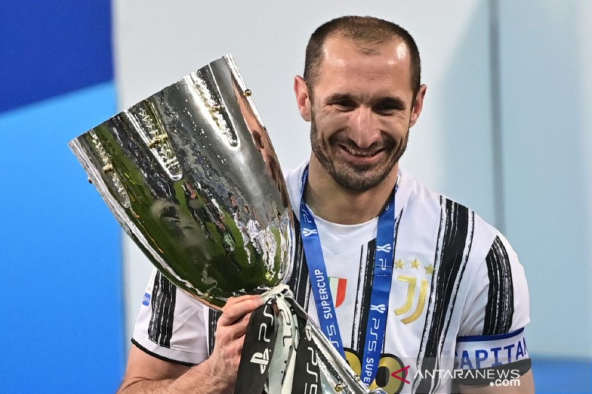 Chiellini pastikan tetap bertahan di Juventus