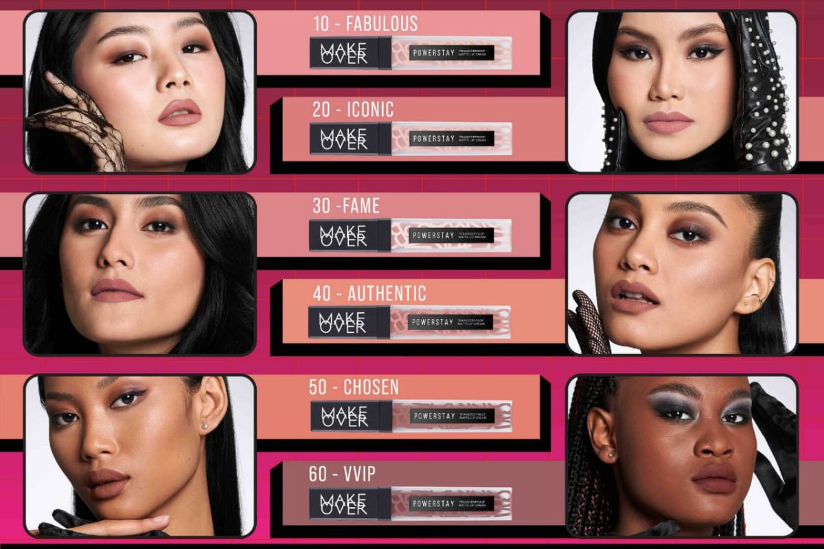 Make Over luncurkan enam warna 'nude matte lip cream'